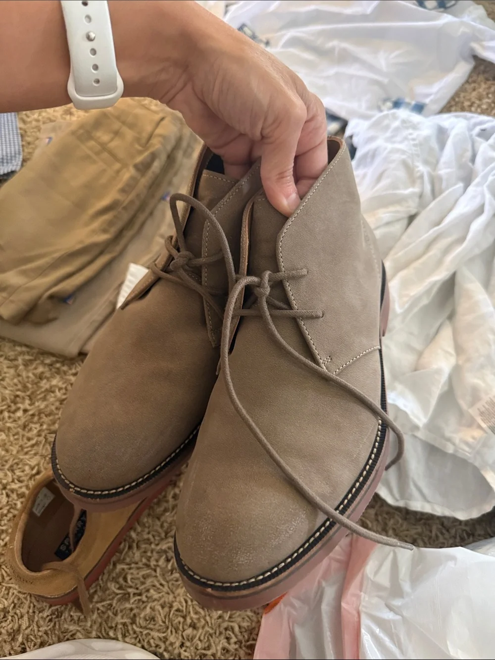 Dockers Men’s Chukka Boots in Taupe